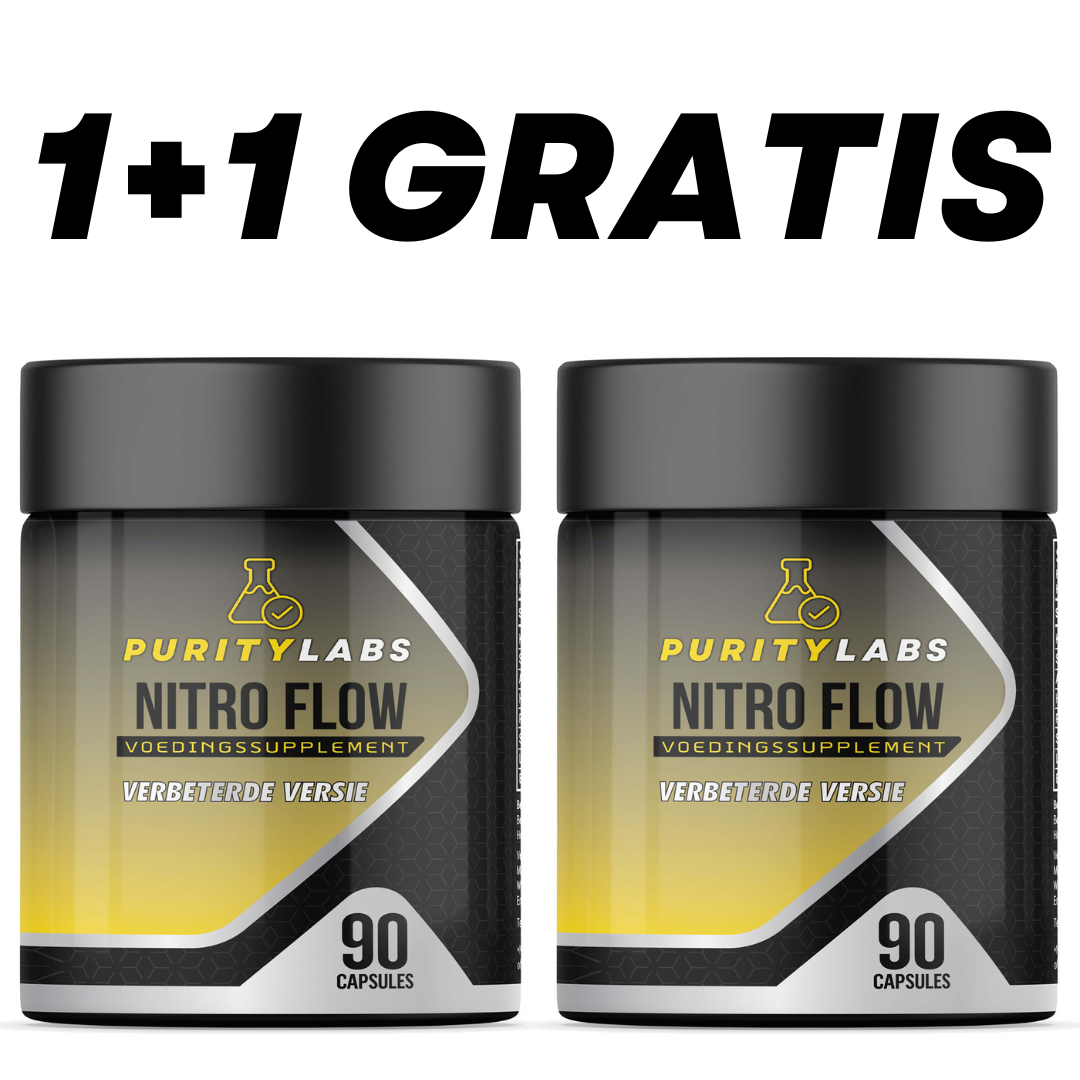 PurityLabs Nitro-Flow - 1+1 GRATIS (Tijdelijk Beschikbaar)