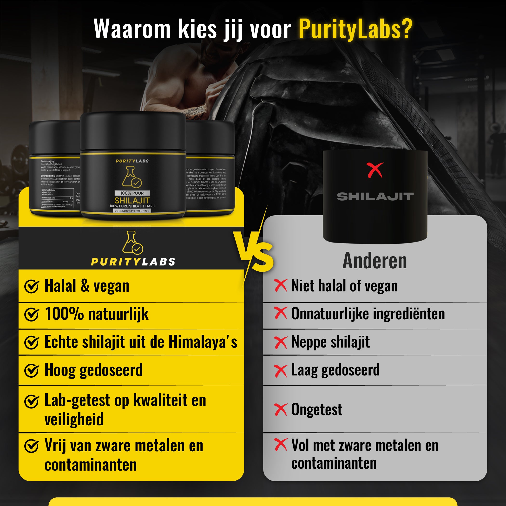 PurityLabs Shilajit Resin - 3+3 Gratis (Tijdelijk Beschikbaar)