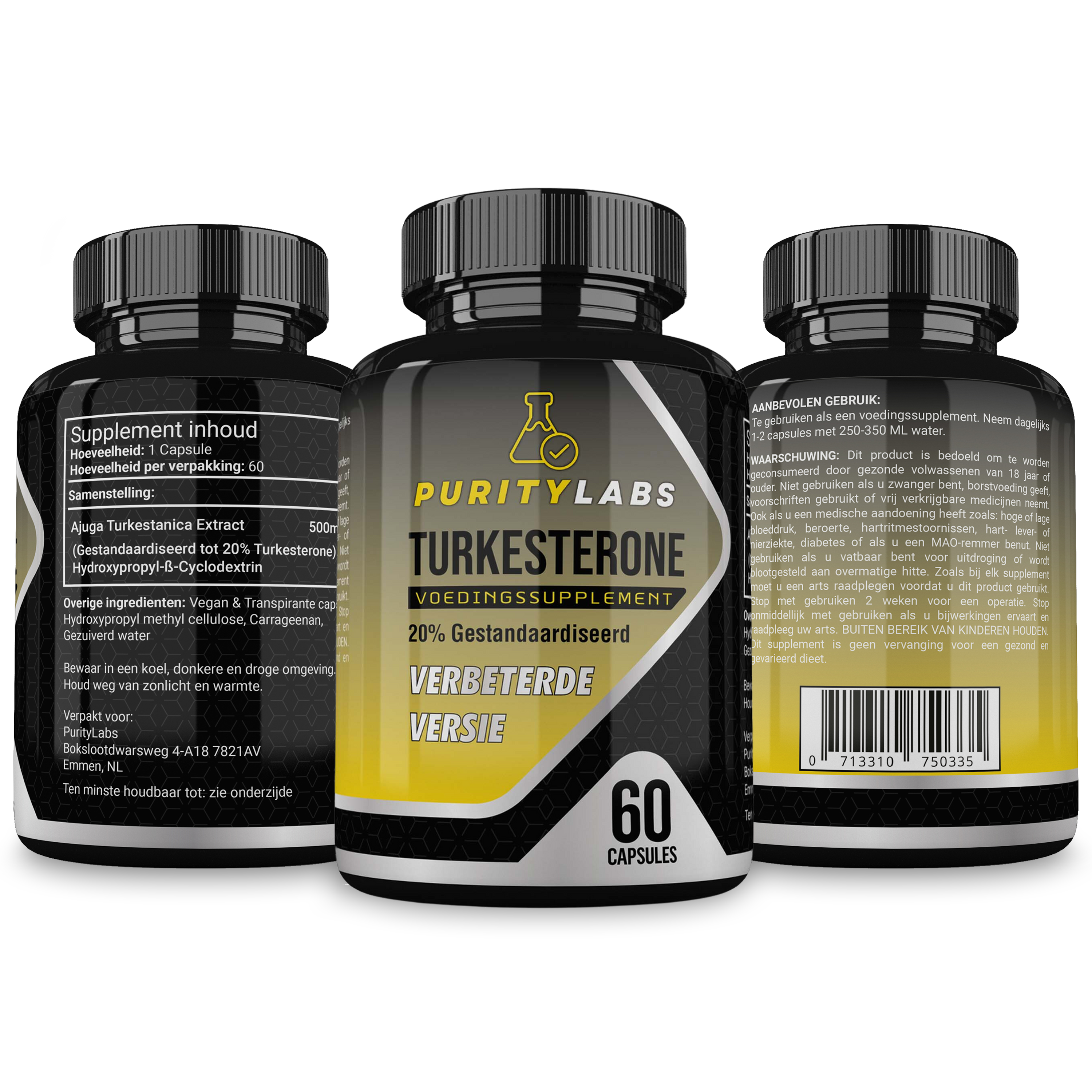 PurityLabs Turkesterone - 4 Pack